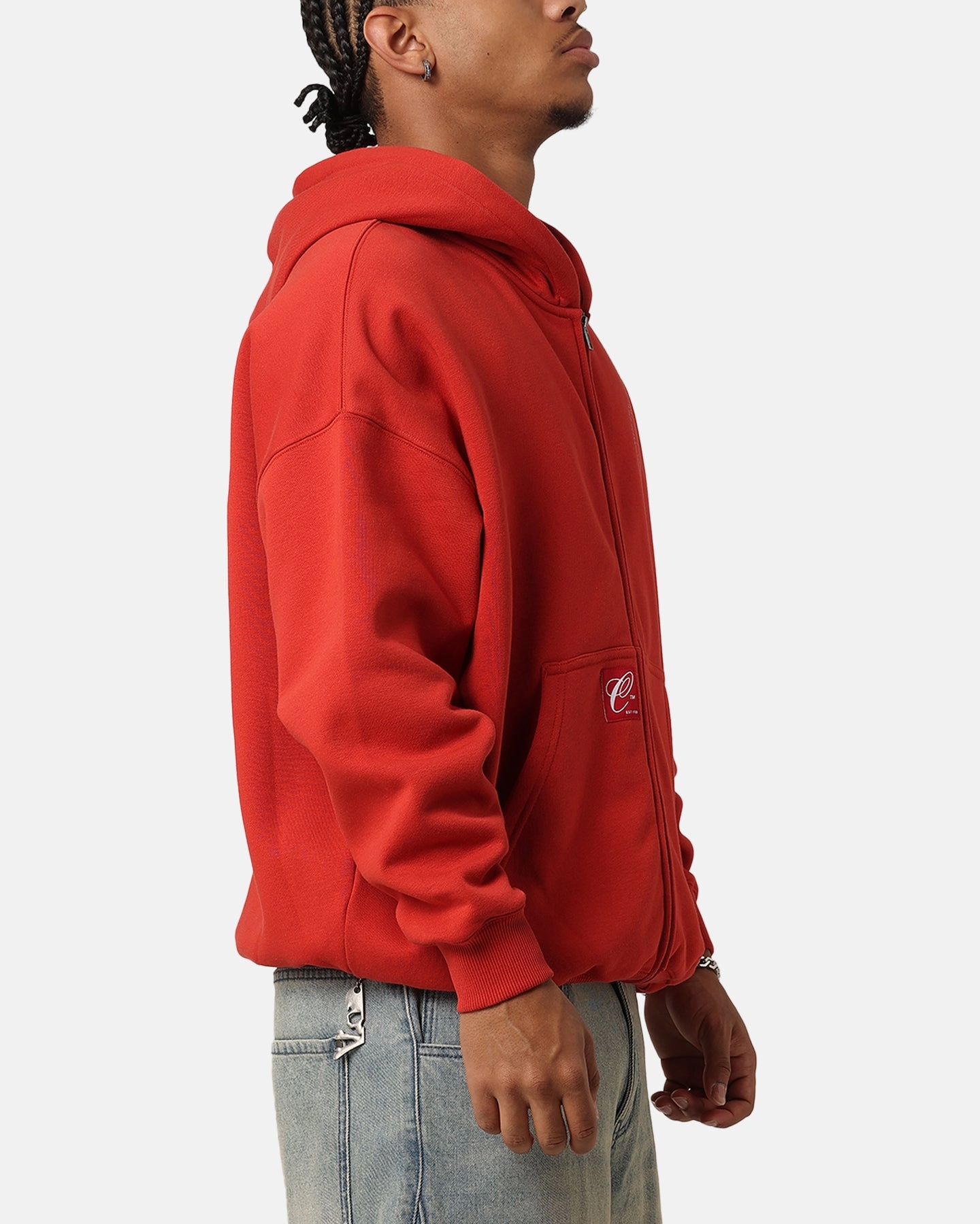 Carre Shoot Out Full Zip Hoodie Red Foundation