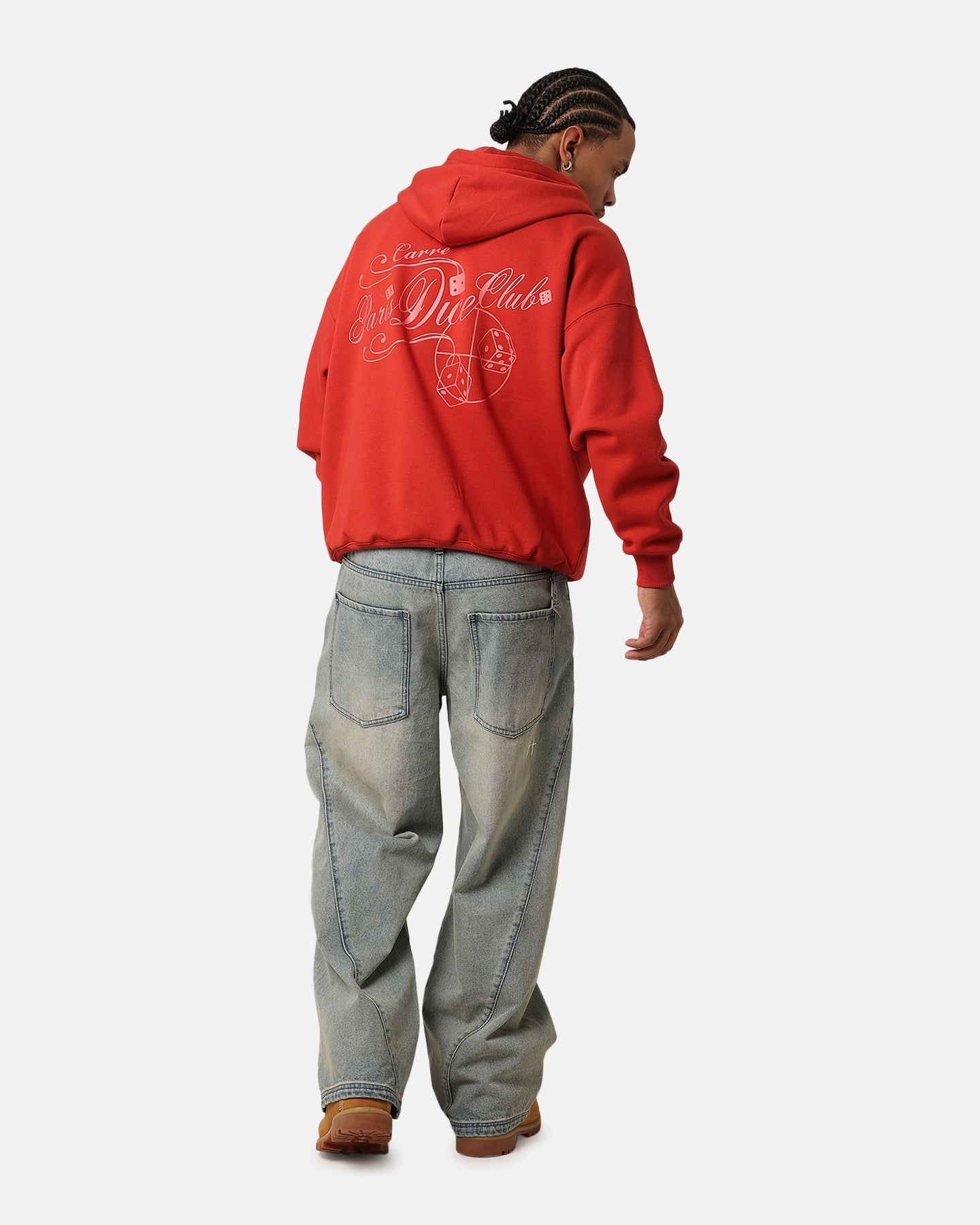 Merchandise Authorize Carre Shoot Out Full Zip Hoodie Red