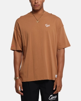 Carre Simplicit?? CLS T-Shirt Brown Anti Perspiration Lining Effortless Comfort