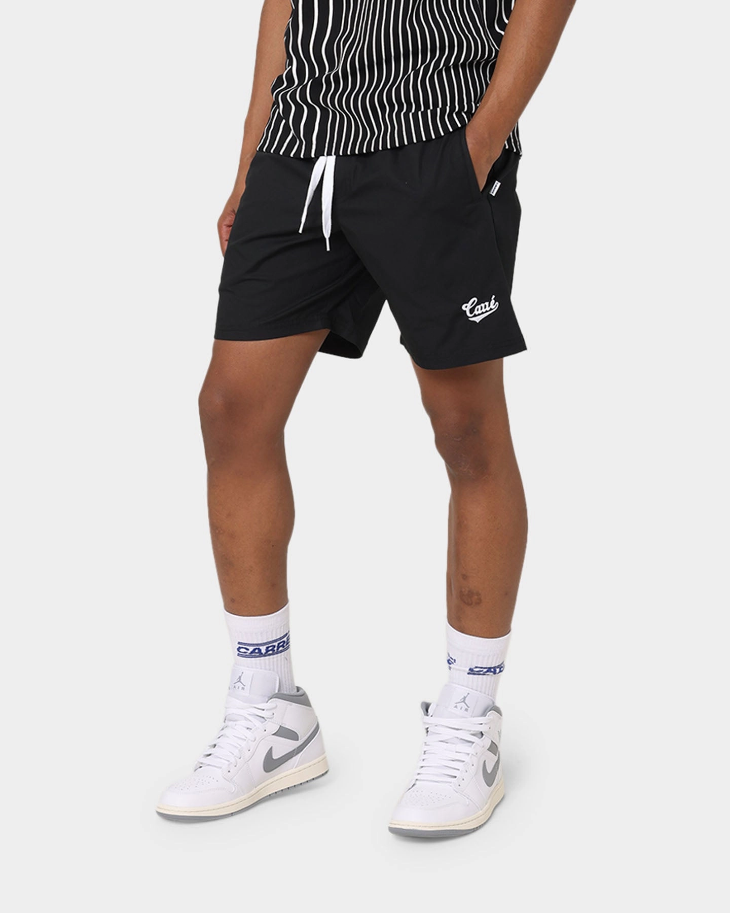 Carre Simplicit? Slide Shorts Black Weekend Wear Ergonomic Panel Design