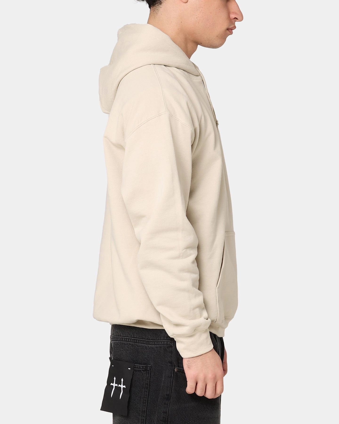 Carre Simplicite Hoodie Sand Oversized Fit Declare