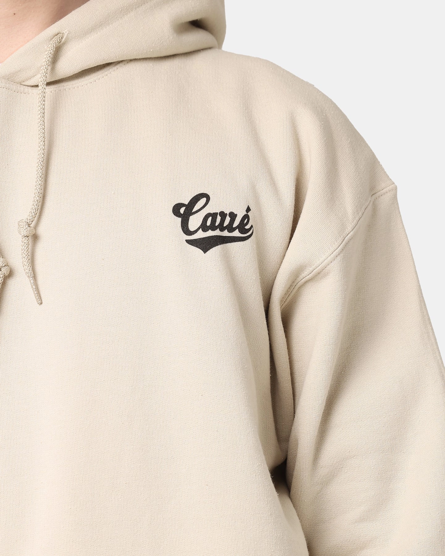 Carre Simplicite Hoodie Sand Ultra Thin Insulation Lightweight Packable Build