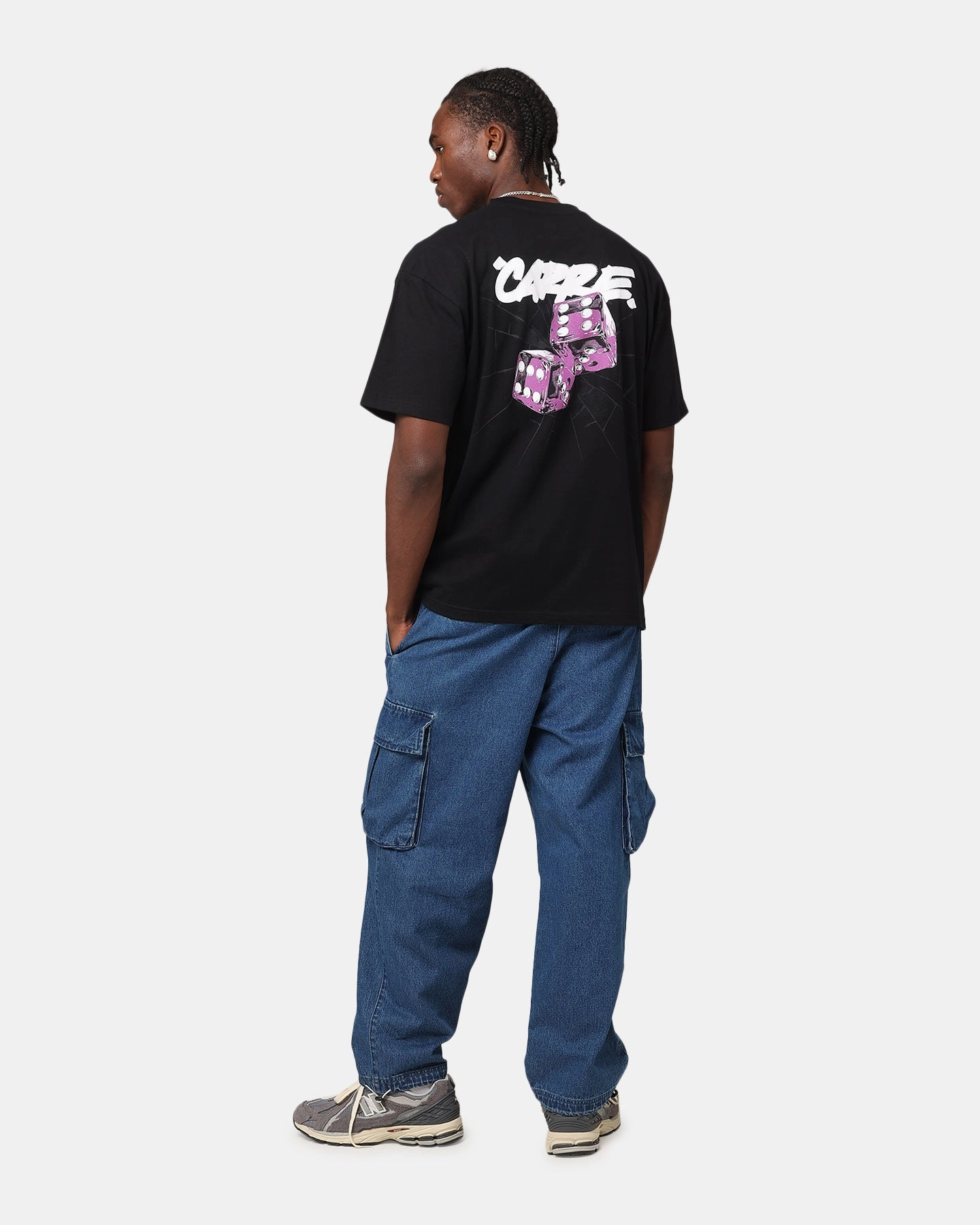 Carre Smashed Drop T-Shirt Black Minimalist Comfort