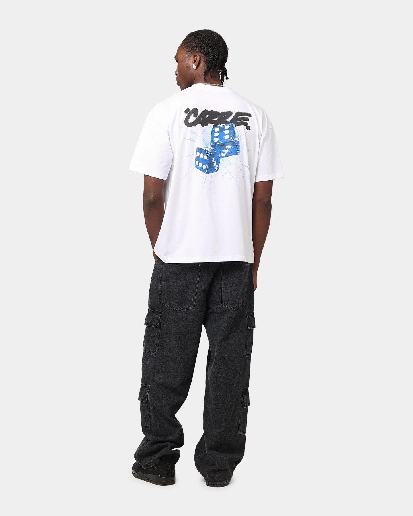 Carre Smashed Drop T-Shirt White Sleek Layer