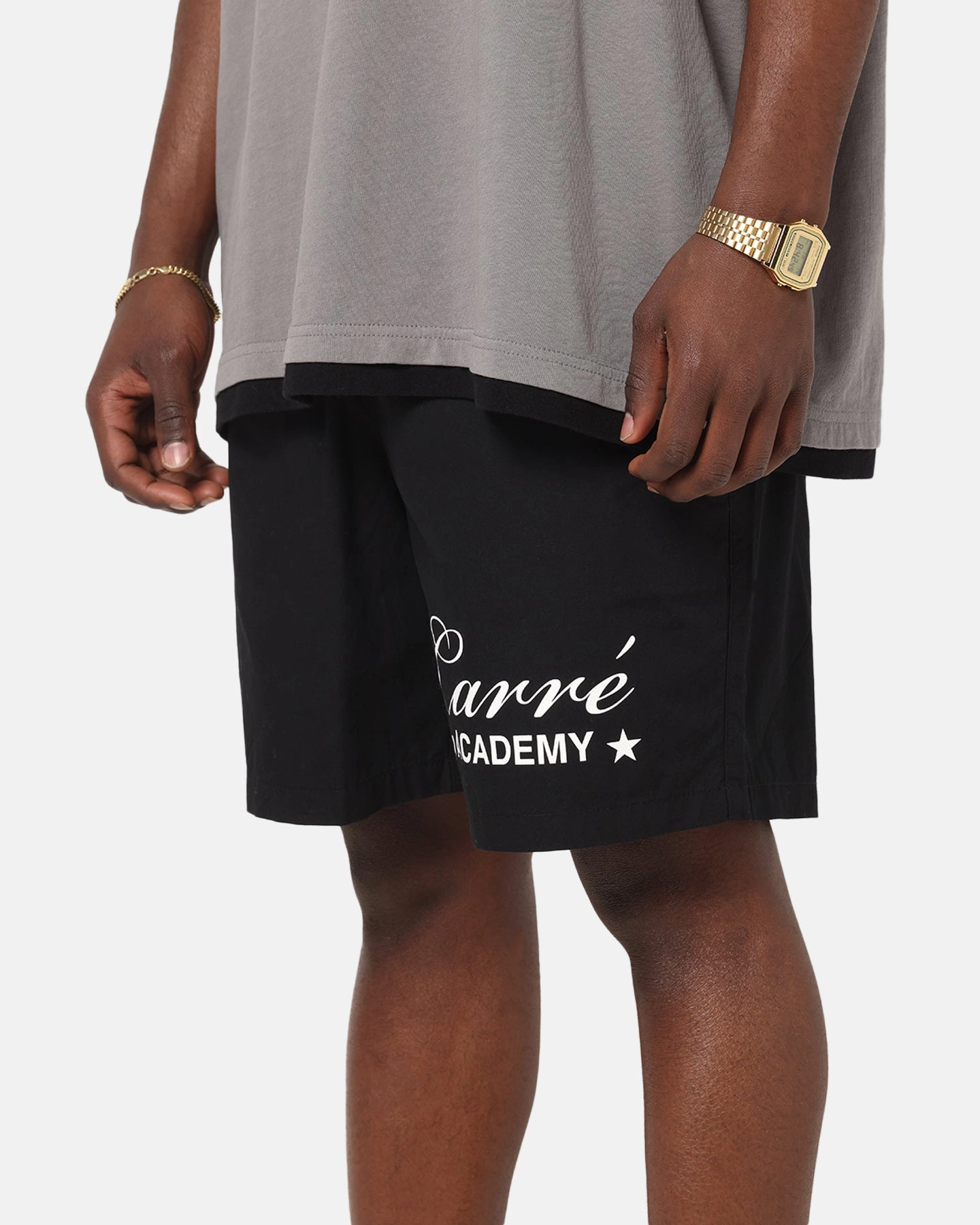Beachwear Carre Star Academy Beach Shorts Black
