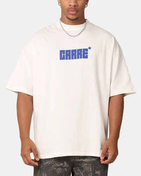 Fresh Outfit Carre Star Block Mock Neck T-Shirt Off White