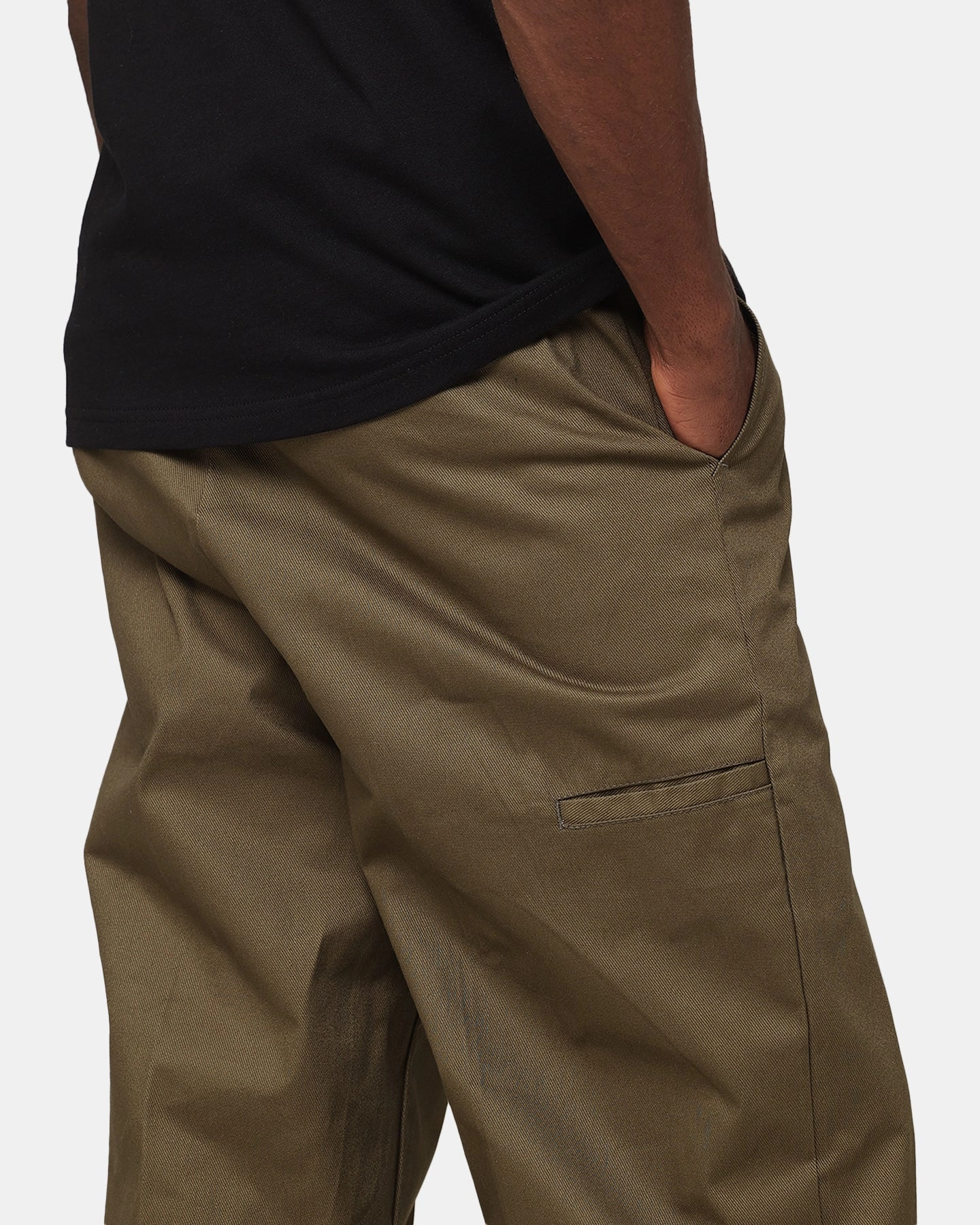 Carre Studio Baggy Pants Khaki Essential Comfort Wear