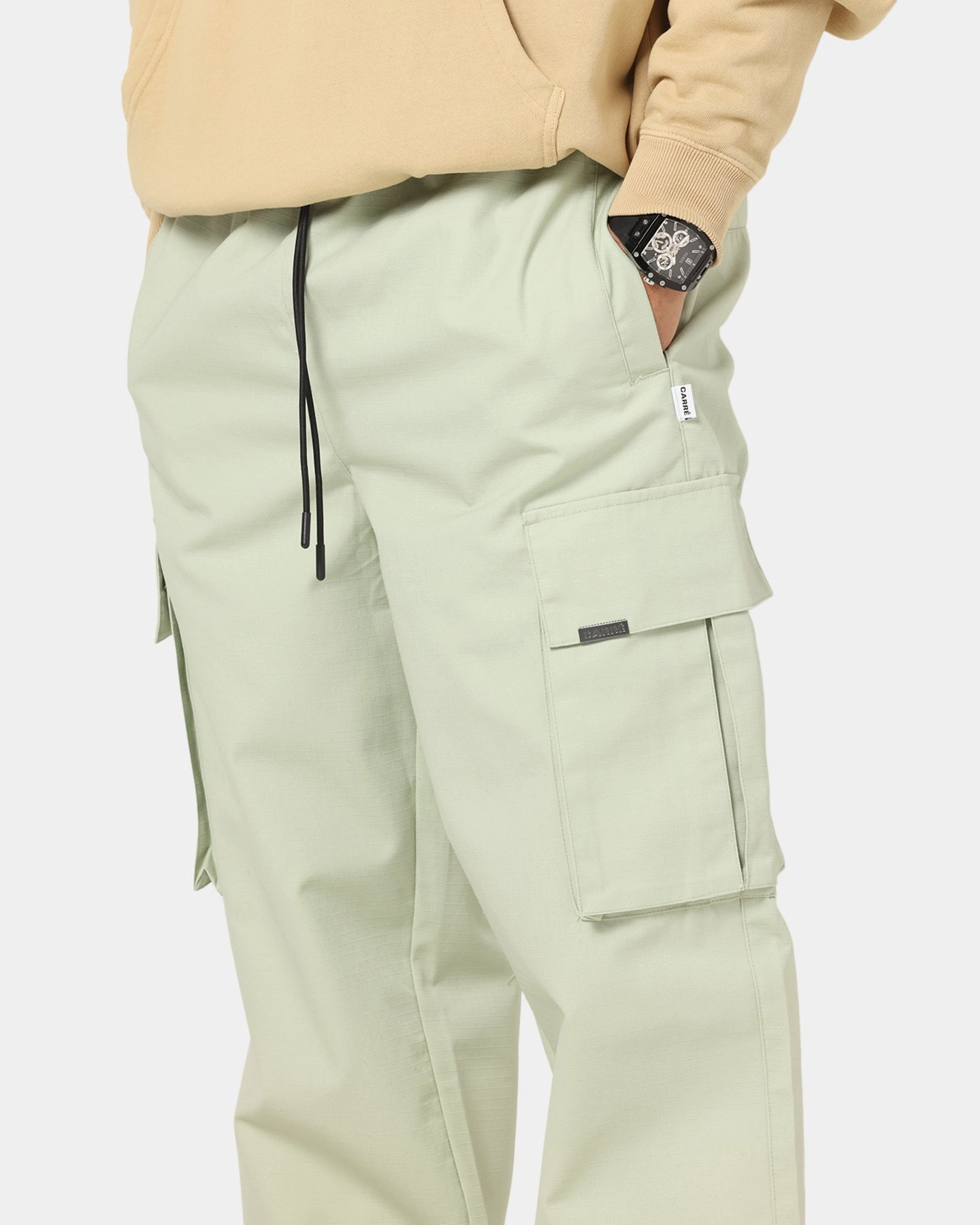 Comfort Layer Wear Compression Support Lining Carre Superior Cargo Joggers Sage