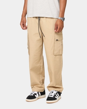 Carre Superior Cargo Joggers Tan Casual Comfort
