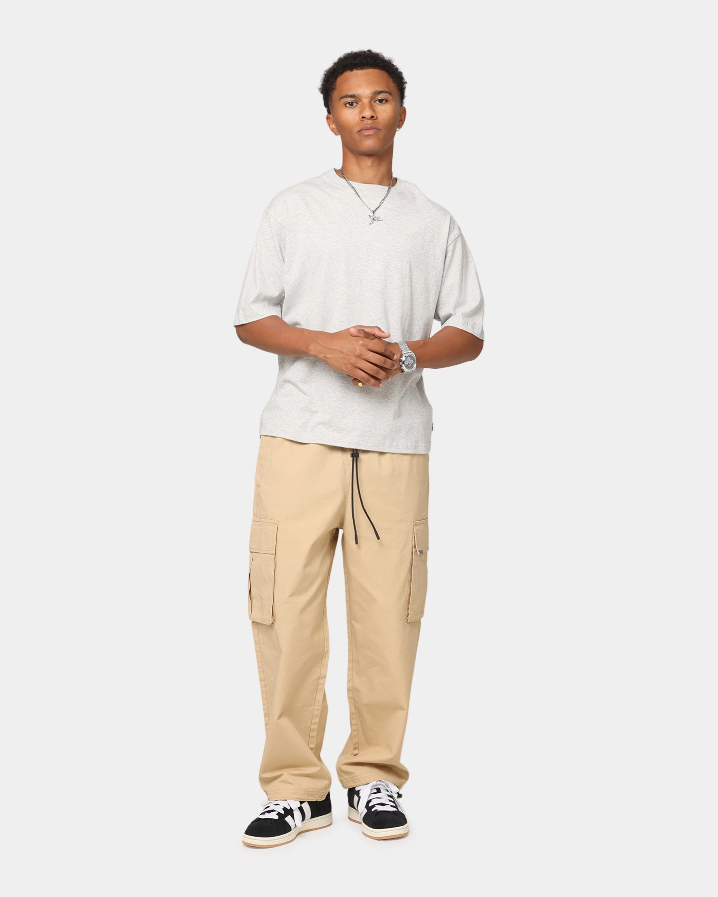 Carre Superior Cargo Joggers Tan Move Freely Transitional Style