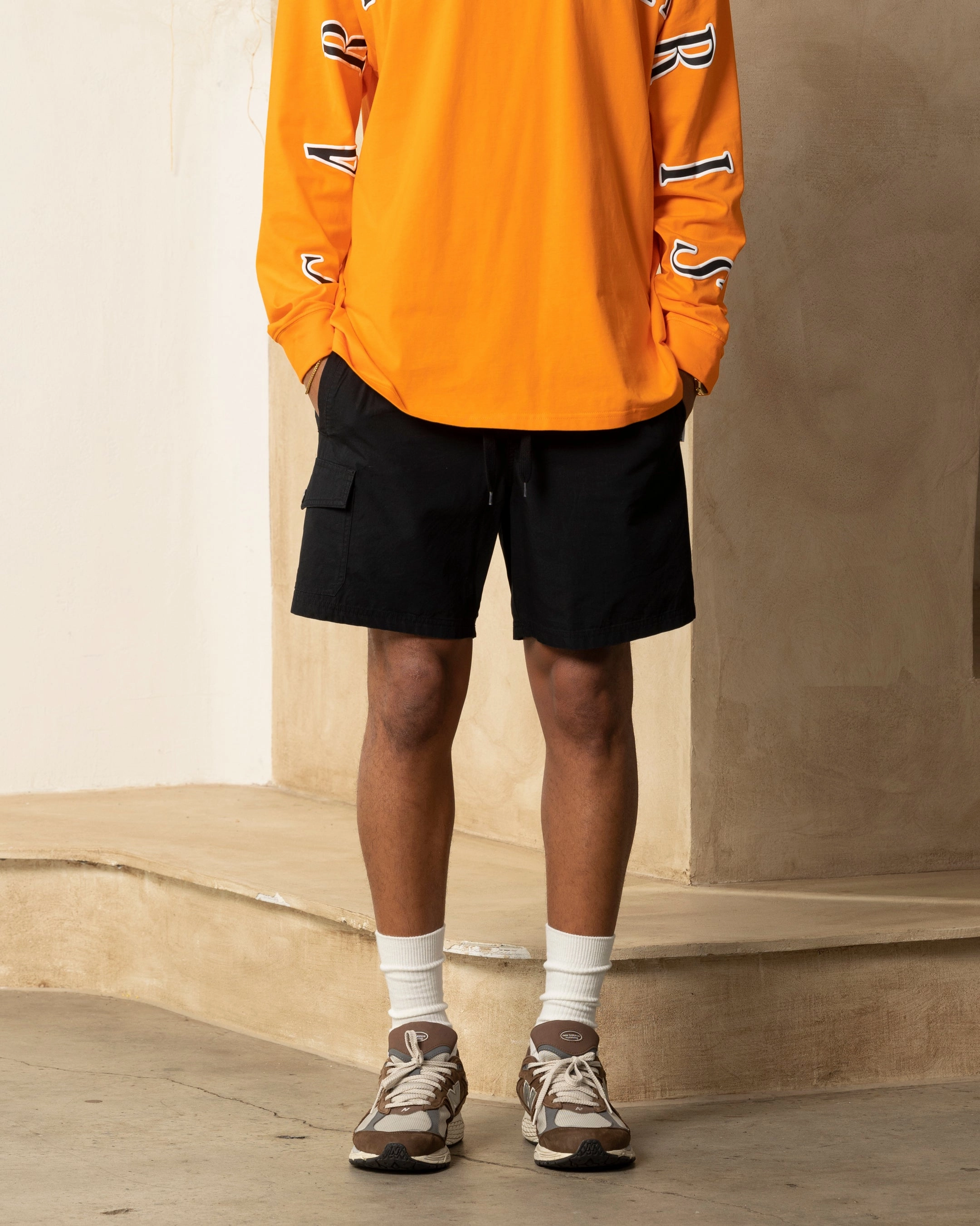 Carre Tactic Walk Shorts Black Punk style