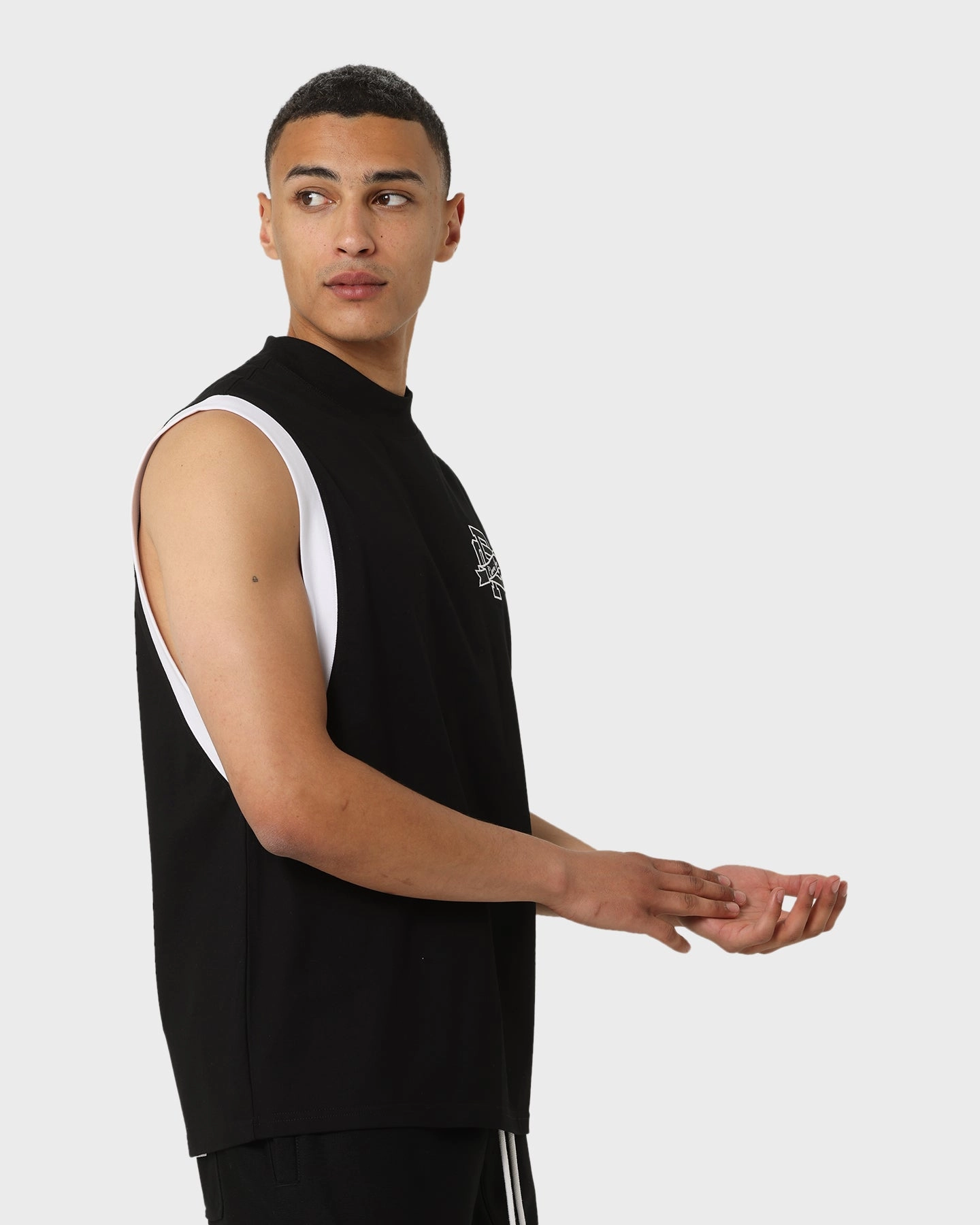 Vibrant Prints Comfortable All Day Wear Carre Team Paris Muscle T-Shirt Black