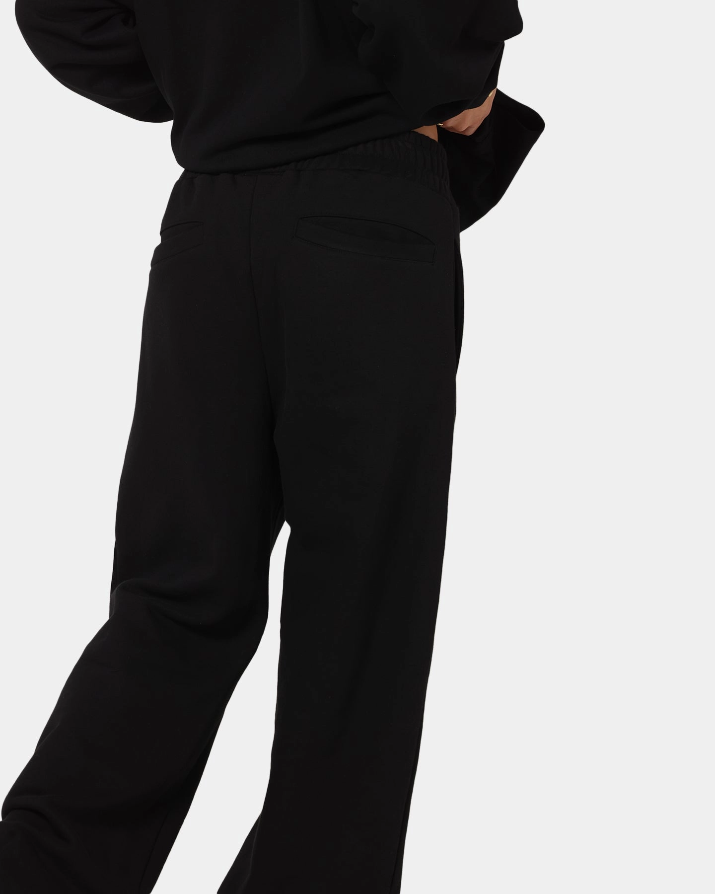 Carre Terrace Trackpants Black Classic Elegance