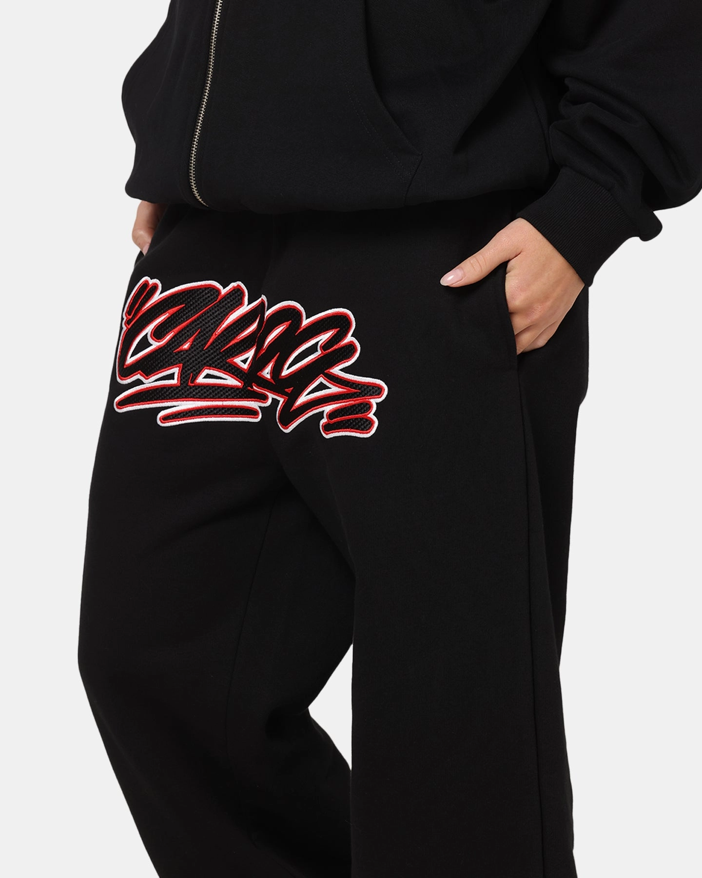 Carre Terrace Trackpants Black Casual Comfort Adjustable Fit
