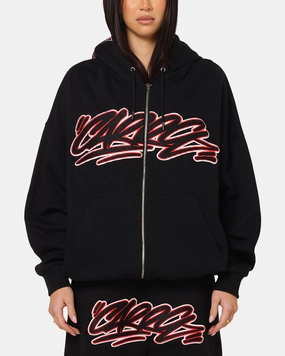 Waterproof Shell Carre Terrace Zip Hoodie Black