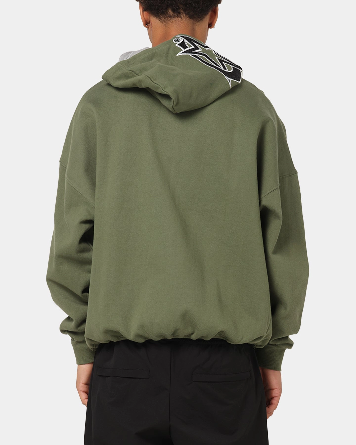UV Protection Fabric Carre Terrace Zip Hoodie Olive