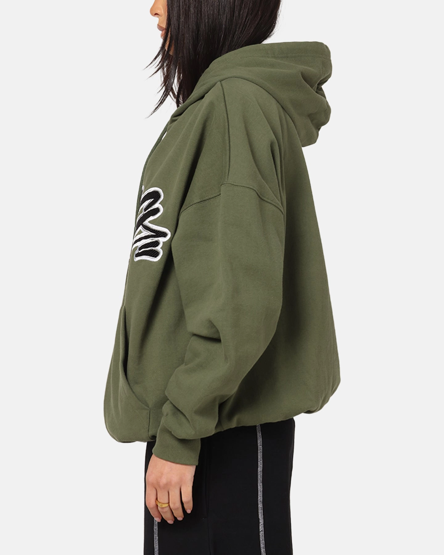 Carre Terrace Zip Hoodie Olive adults' suitable for photography