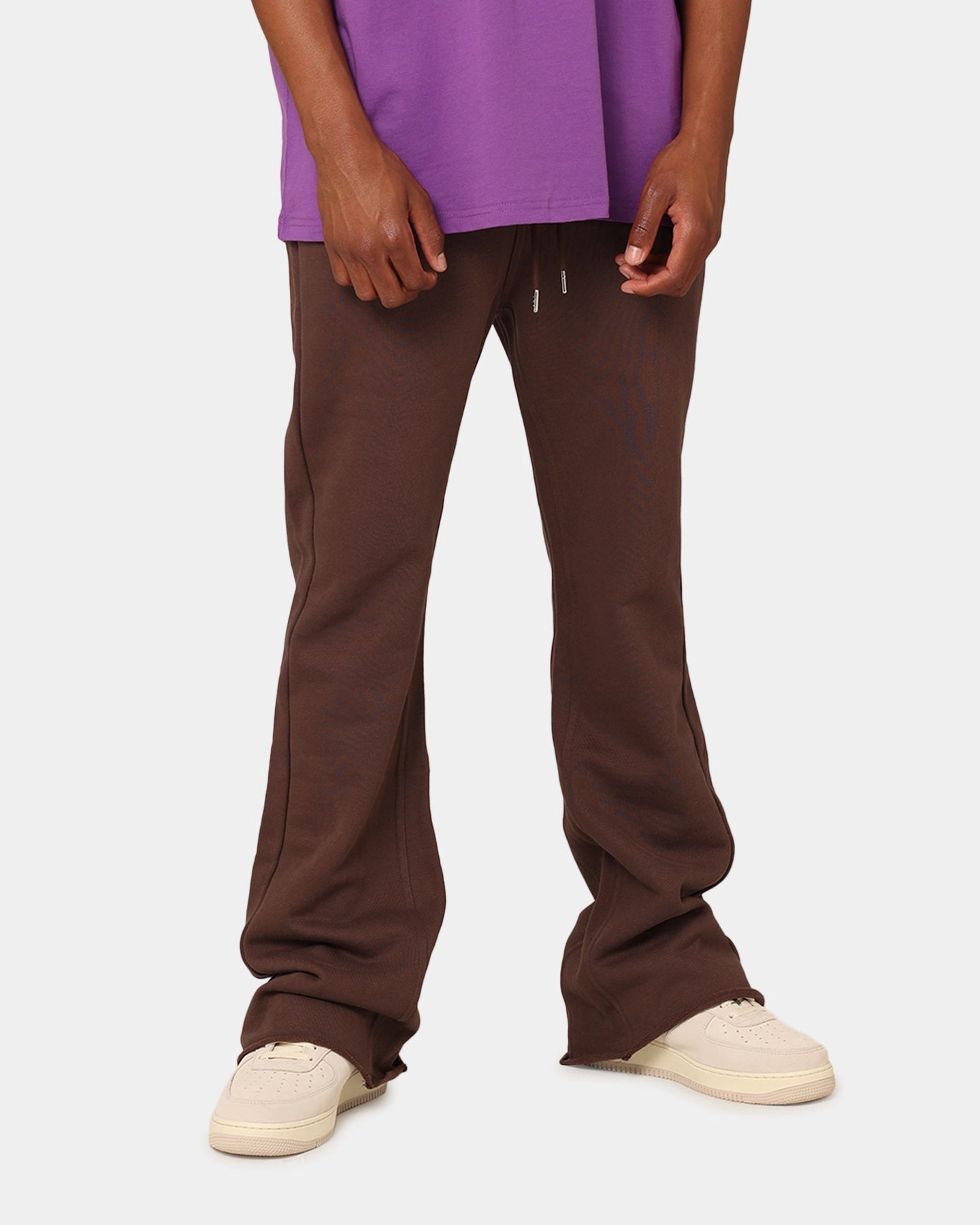 Chic Comfort Carre Trainer Pants Brown