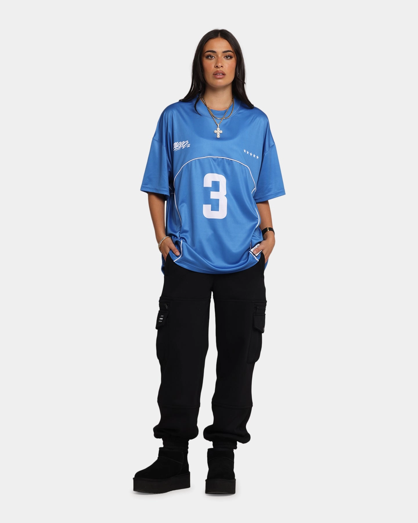 Carre Trainer T-Shirt Blue UVProtectionFinish