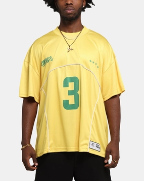 Plus size clothing Carre Trainer T-Shirt Yellow/Green