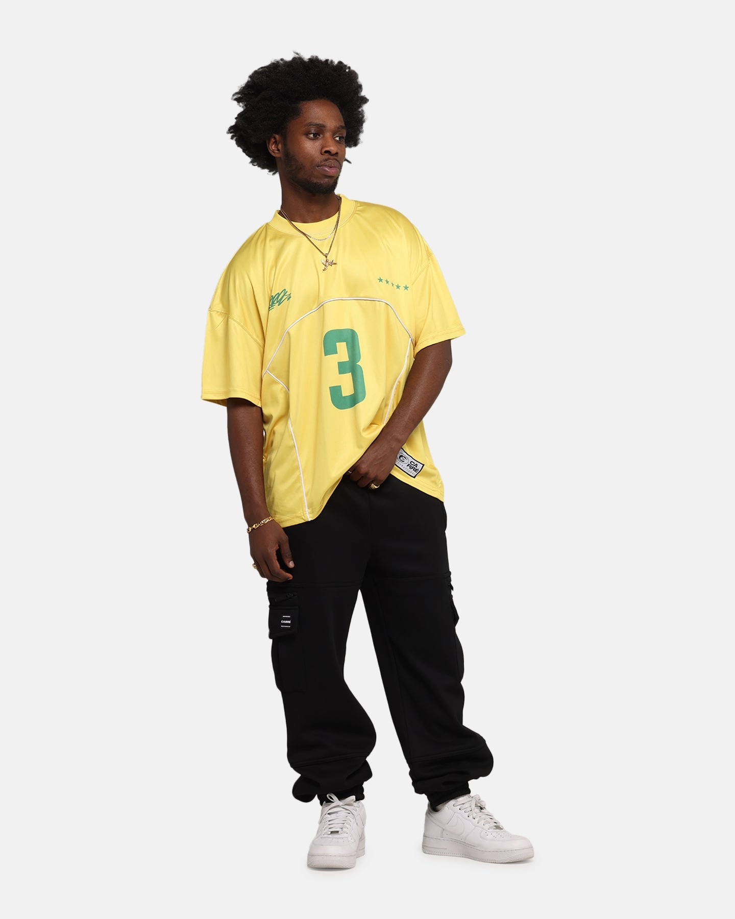 Carre Trainer T-Shirt Yellow/Green Light Outfit Eco-friendly