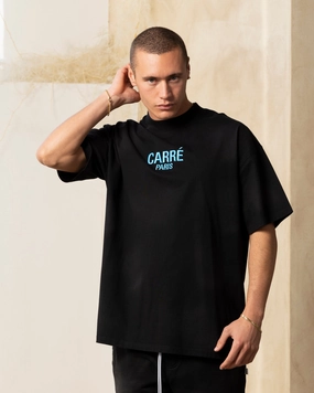 Fashion-Forward Carre Vapor Oversized T-Shirt Washed Black