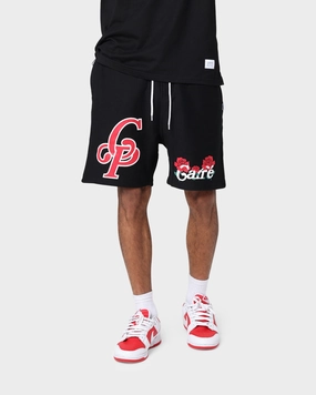 Carre Volle Rose Sweat Shorts Black Golf shorts Sporty Casual
