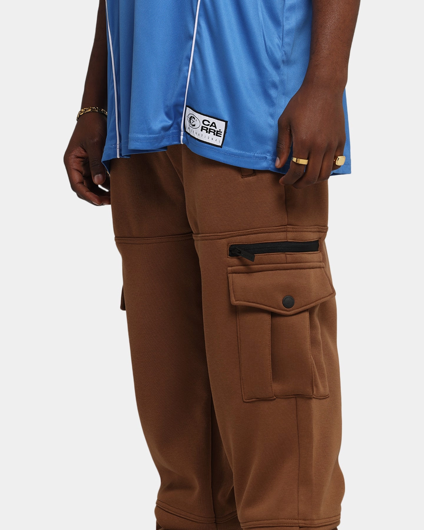Outdoor Wear anti static Carre Weathergear Trackpants Washed Brown