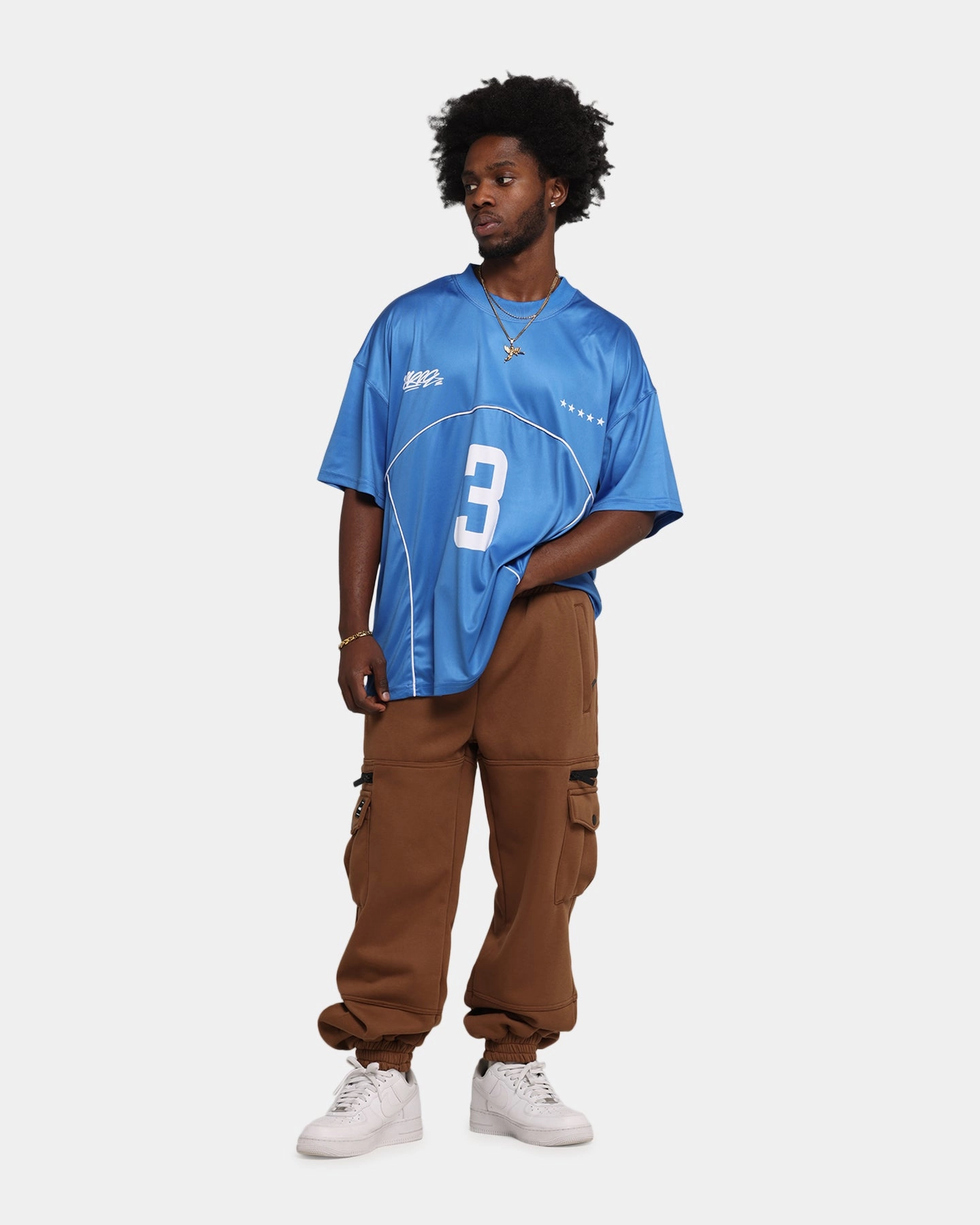 Layered Panel Design Quick Fit Carre Weathergear Trackpants Washed Brown