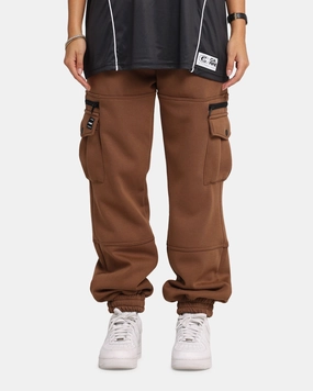 Abrasion Resistant Fabric Carre Weathergear Trackpants Washed Brown