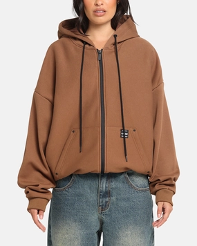 Outdoor Layer Kindness Carre Weatherwear Hoodie Brown