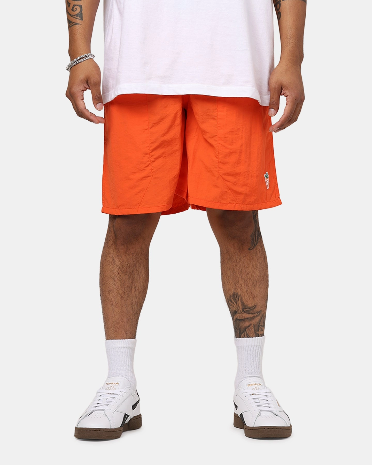 surfing attire Carrots By Anwar Stem Nylon Shorts Orange