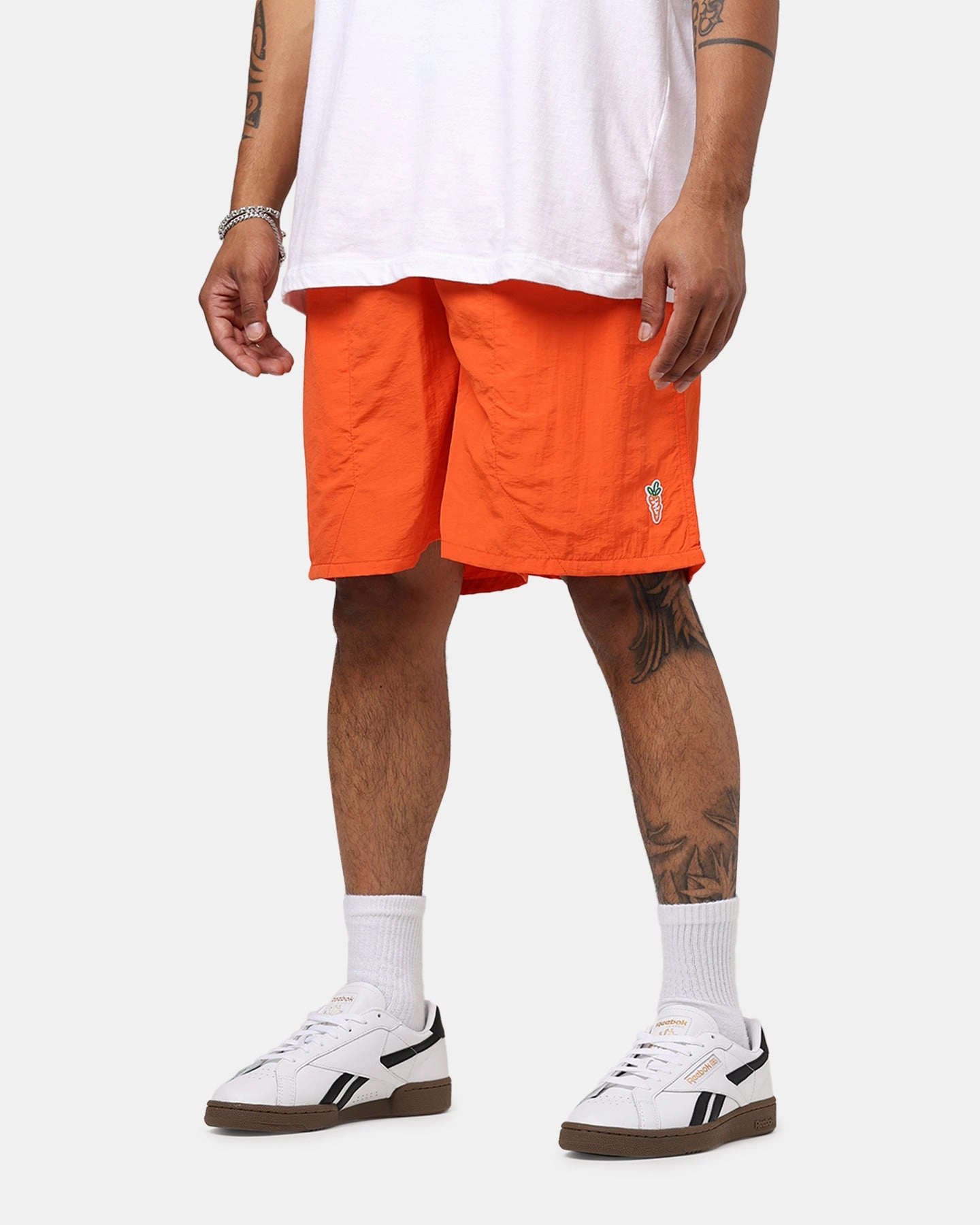 Quick Release Fasteners sports industry Carrots By Anwar Stem Nylon Shorts Orange