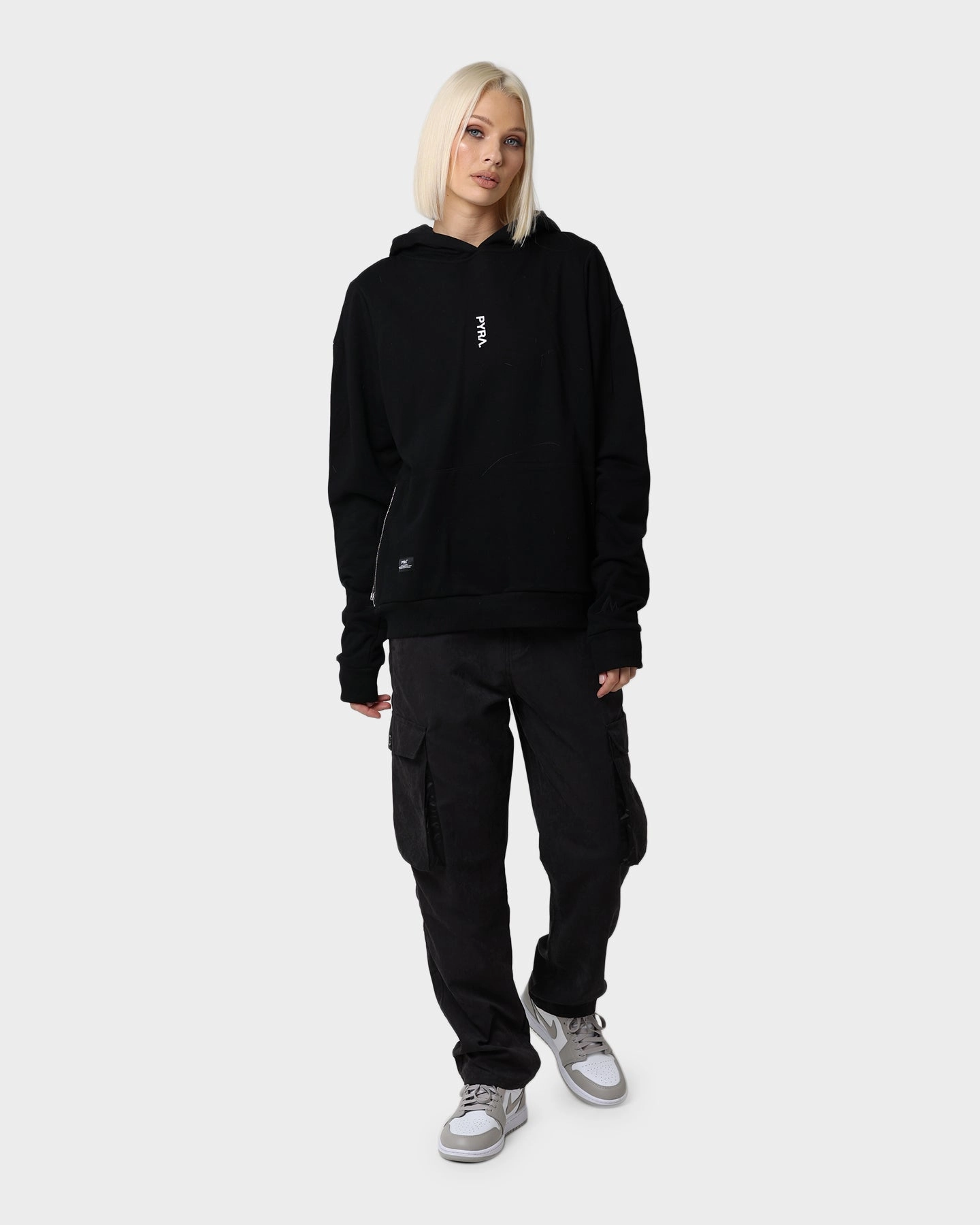 PYRA Blaze Hoodie Black Relaxed Motion