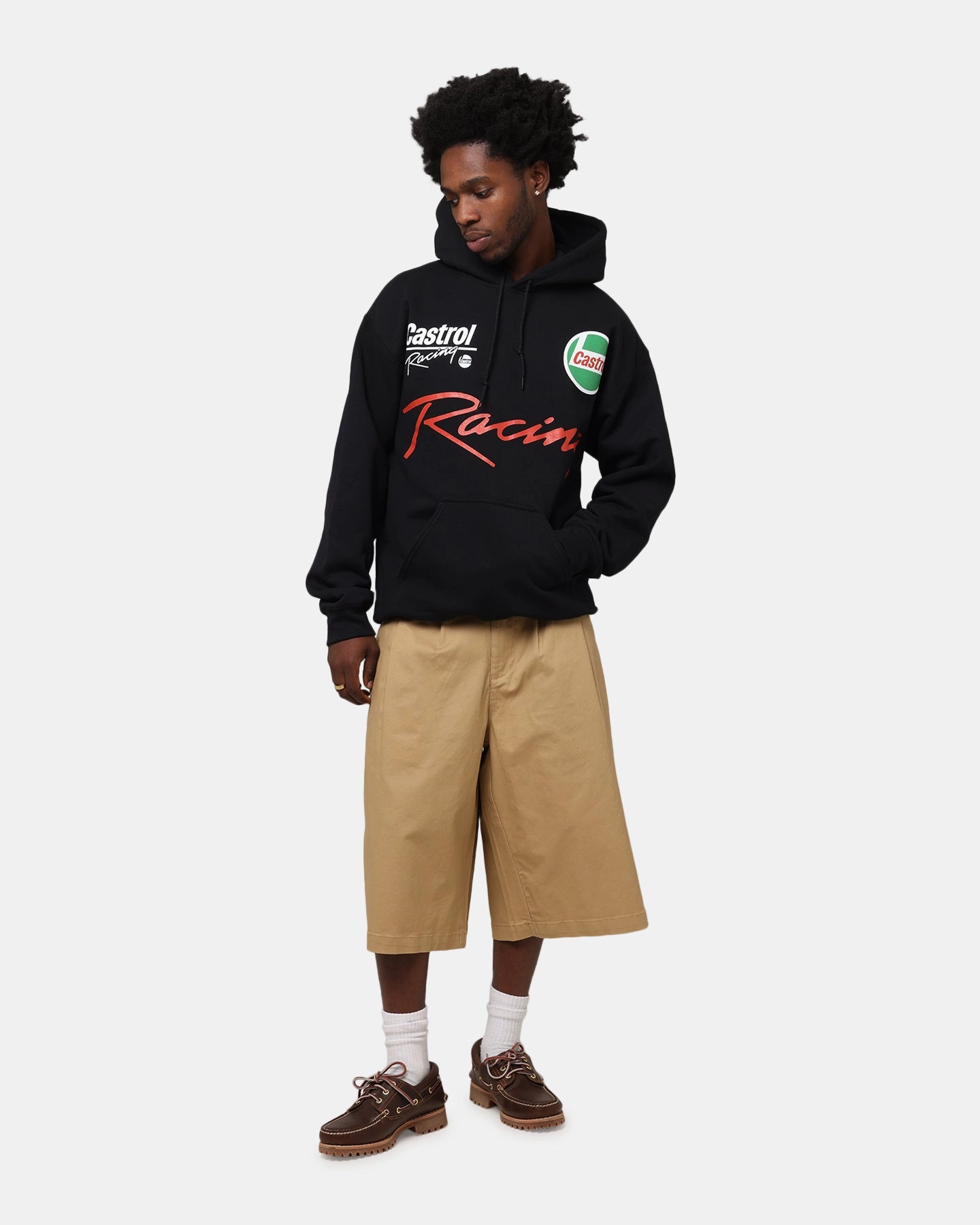 Castrol Castrol Hoodie Black Premium Cotton TaglessCollar