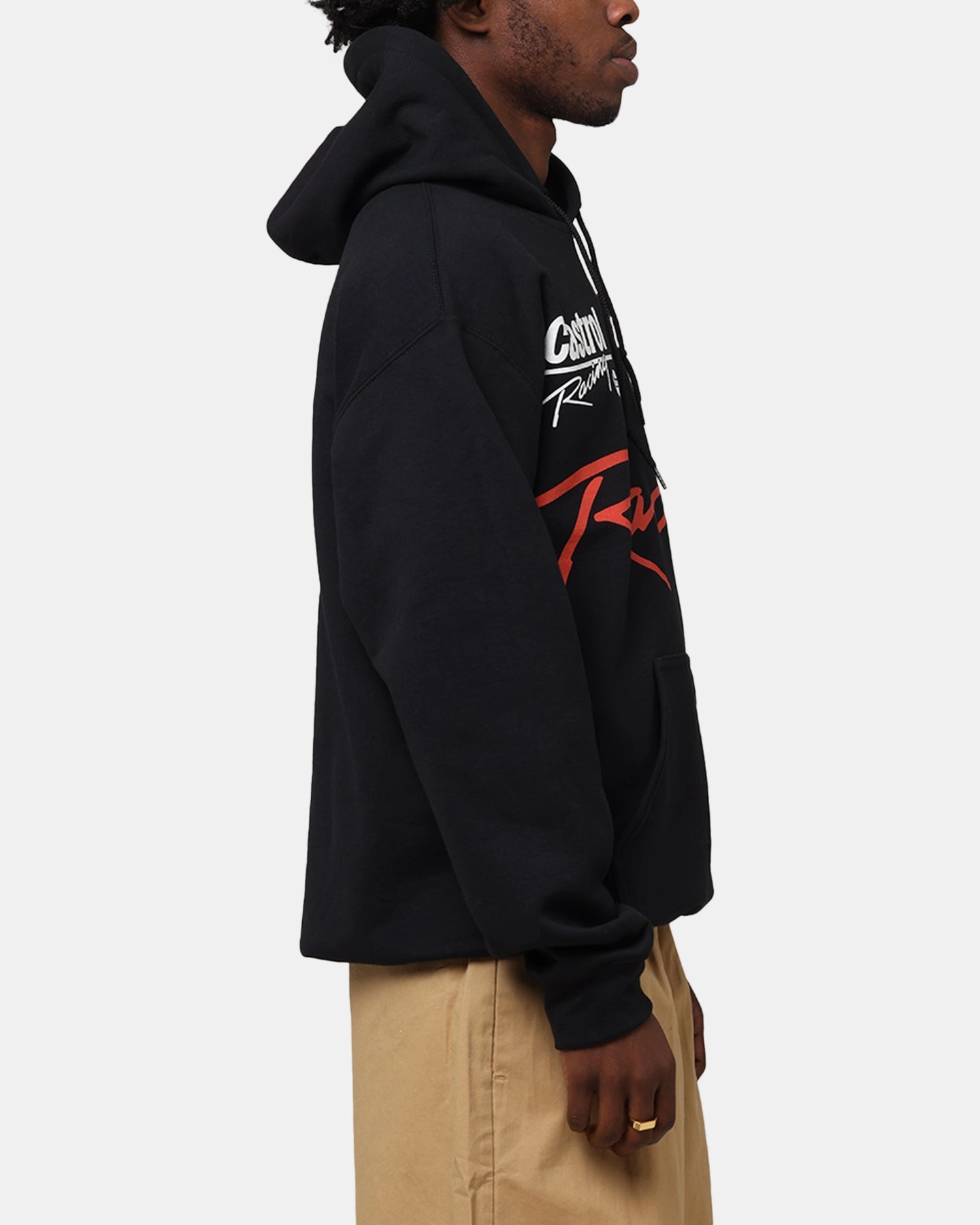 Simple and Comfortable Chic Comfort Style Castrol Castrol Hoodie Black
