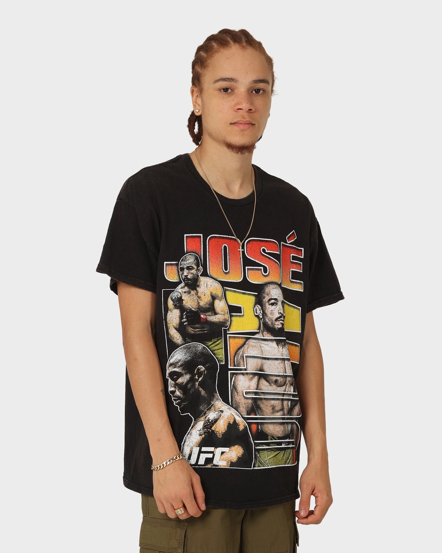 Everyday Outfit UFC By Goat Crew Jose Aldo Vintage T-Shirt Black Wash