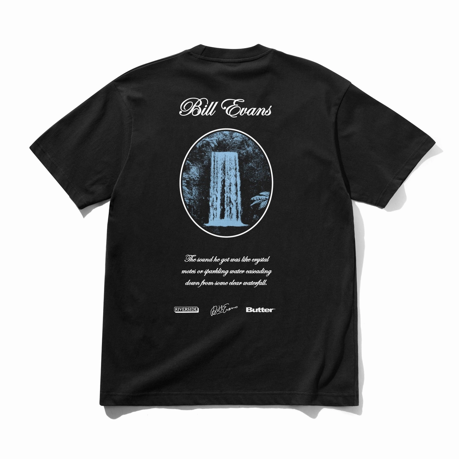 Butter Goods Crystal Notes Tee 'Black' SoftTouchFinish