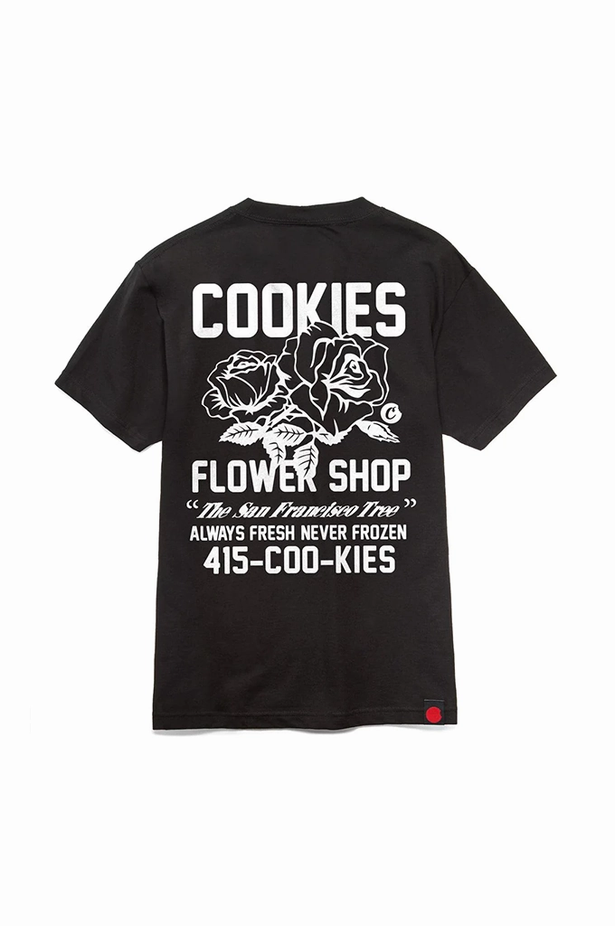 Cookies Cookies Flower SS Tee Relaxed Everyday Wear Easy-to-Style Top