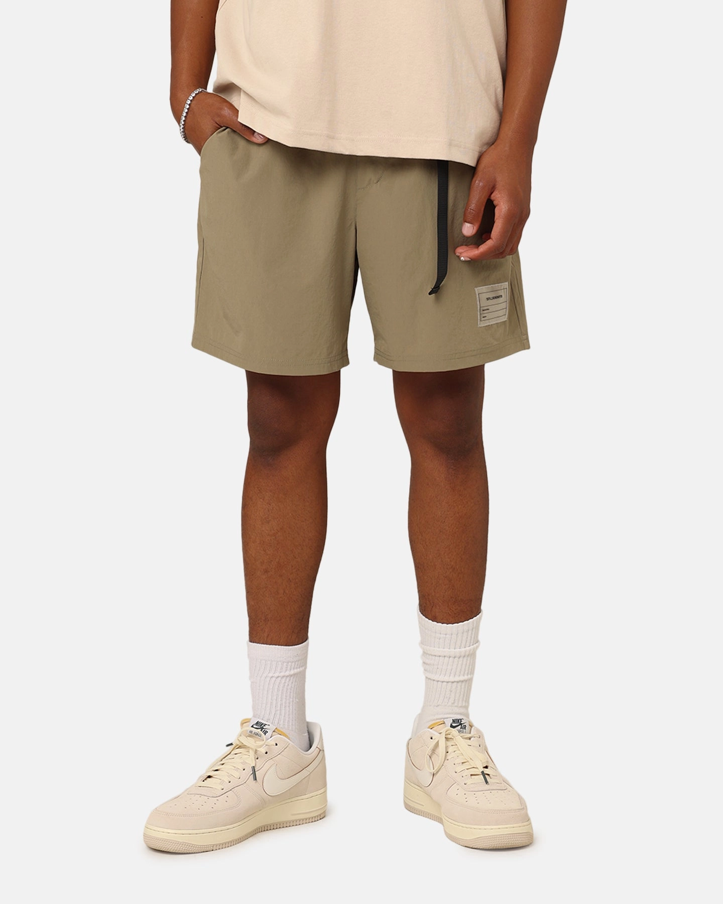 Students Golf Caldwell Nylon Shorts Kelp Chic Comfort