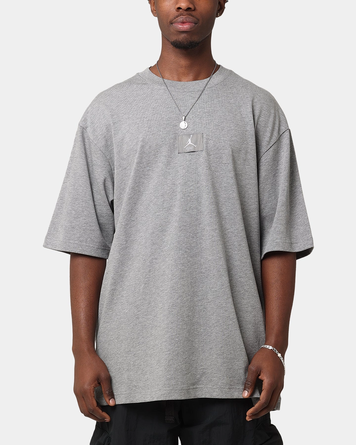 Jordan Flight Essentials 85 Oversized T-Shirt Carbon Heather TexturedWeavePattern