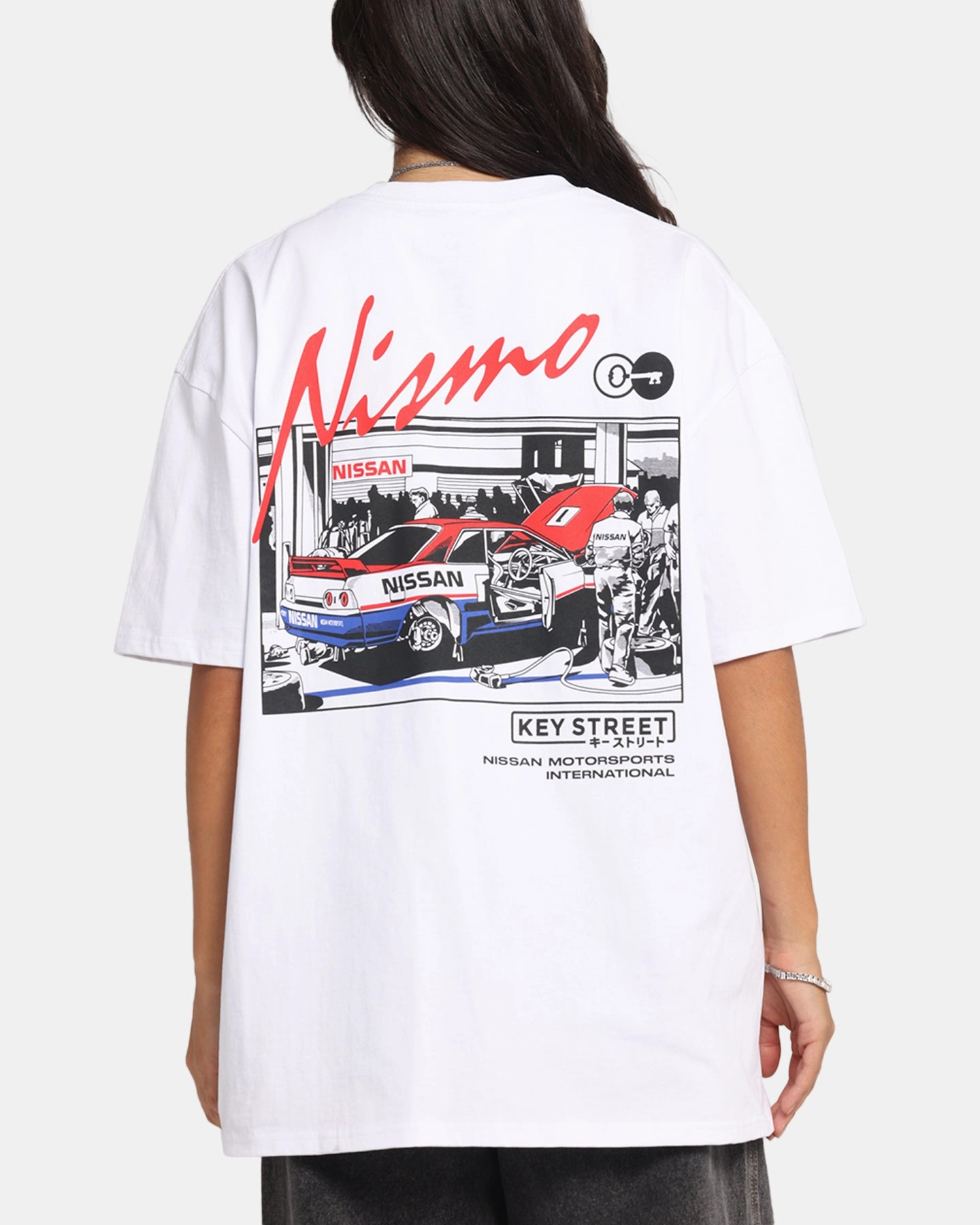 Light Layer Casual Fit Key Street Bathurst Pits T-Shirt White