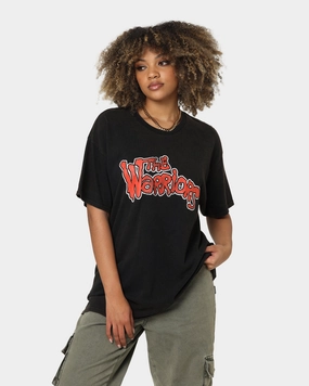 Eco Friendly Fabric Holiday Trend American Thrift X The Warriors Gangs Vintage T-Shirt Black Wash