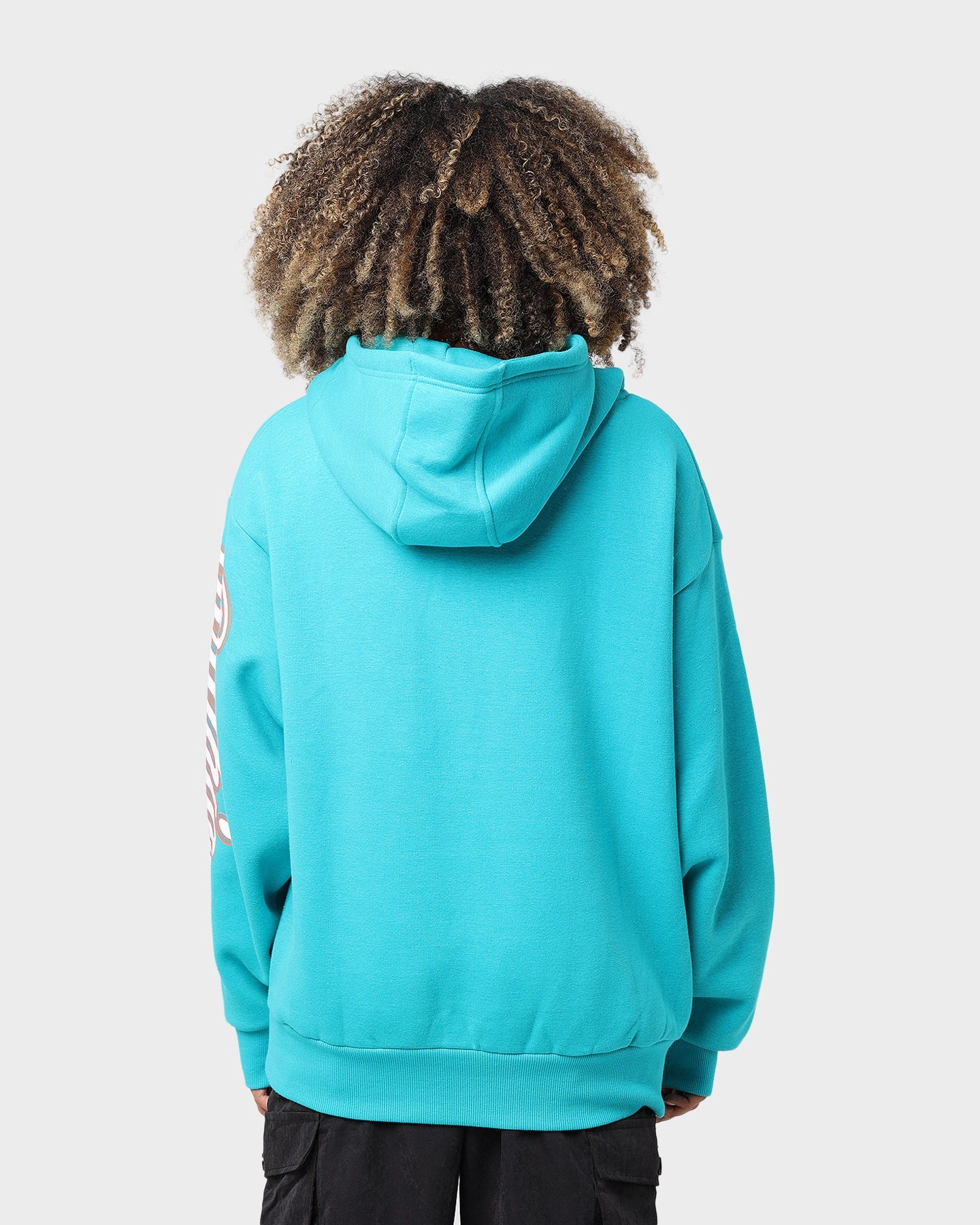 Jog New Era Miami Dolphins Quarter Zip Hoodie Teal