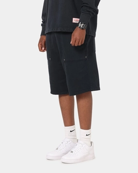 comfortable attire Carre Rivet Baggy Sweat Shorts Charcoal