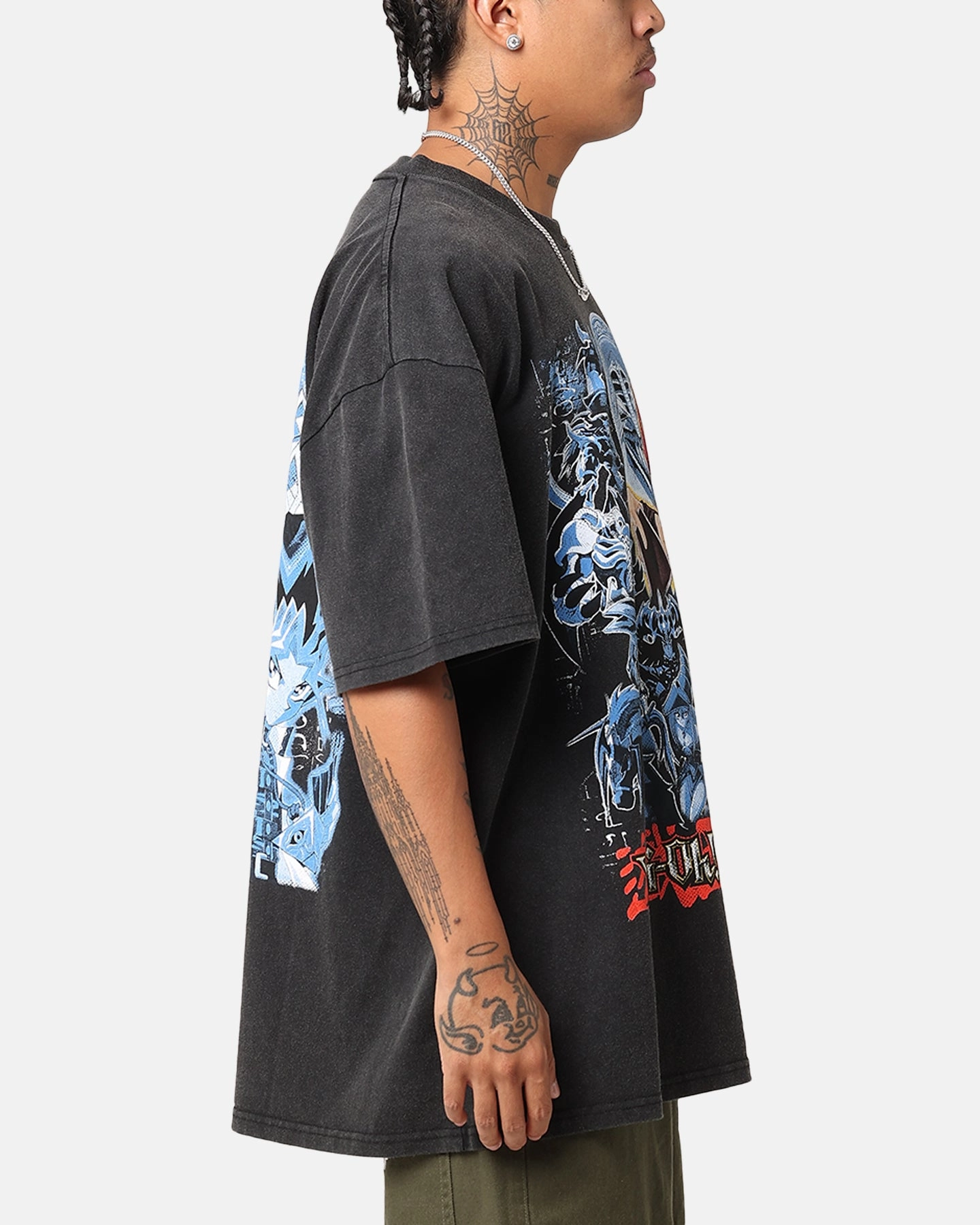 Goat Crew X Yu-Gi-Oh! Yami Yugi Heavy T-Shirt Vintage Black sale season