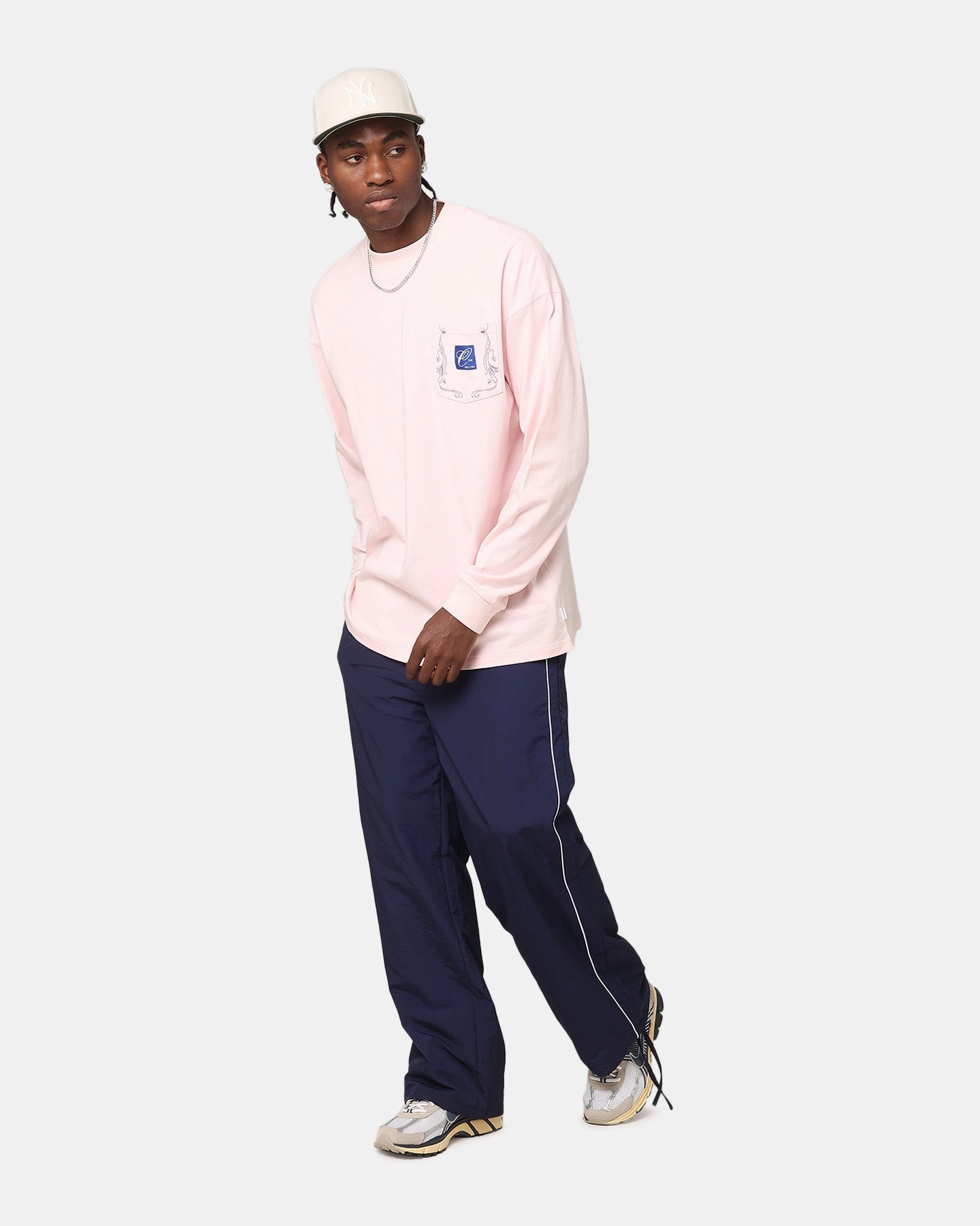 Carre Apex Nylon Joggers Navy HiddenPockets Softened Hem