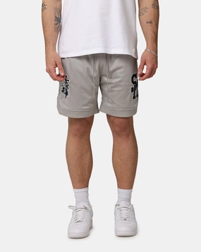 Poolside Wear Saint Morta La Rambla Basketball Shorts Light Grey