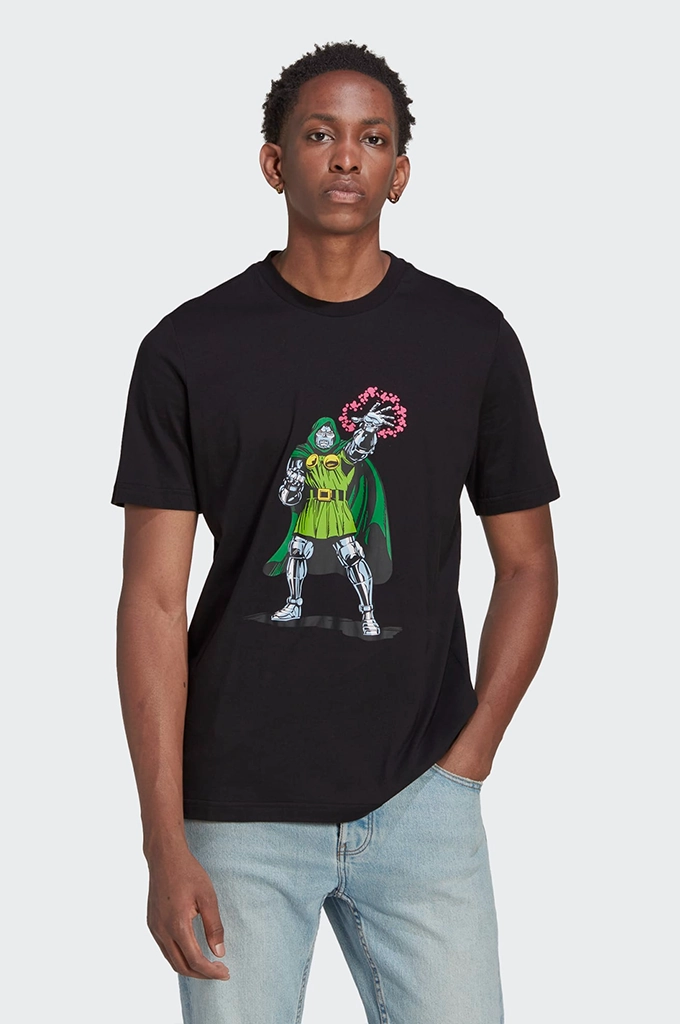 Smooth Flatlock Stitching Adidas X Marvel Disney Graphic SS Tee