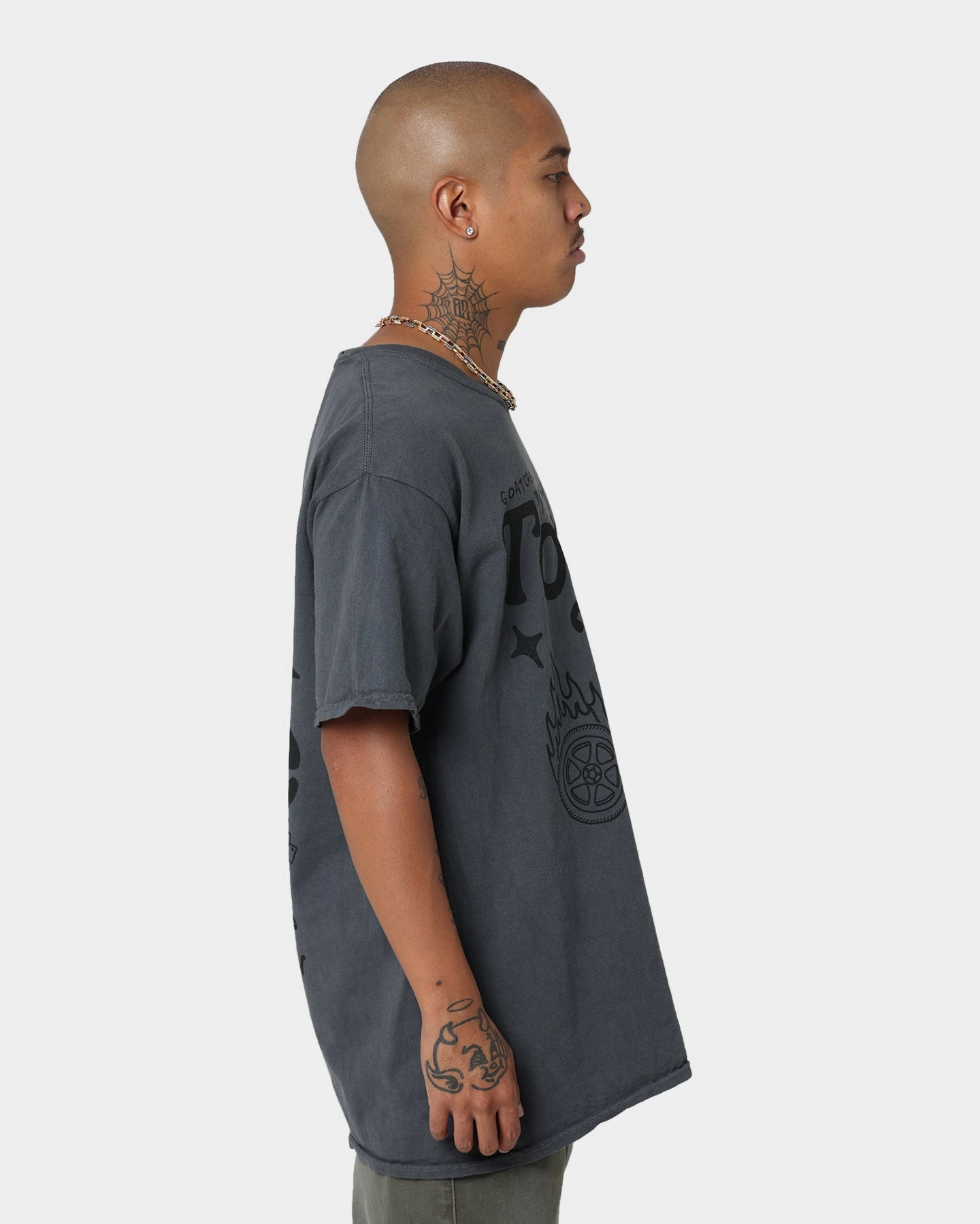 Classic Style Trend Yoga class Goat Crew Tourlife T-Shirt Off Black
